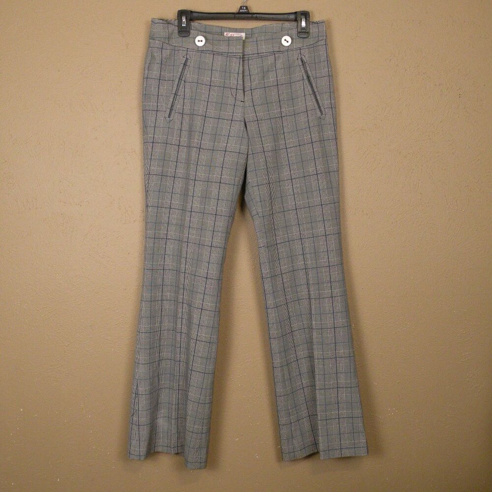Original Penguin by Munsingwear Dress Pants Slacks Plaid Sz 6 Lined Trousers